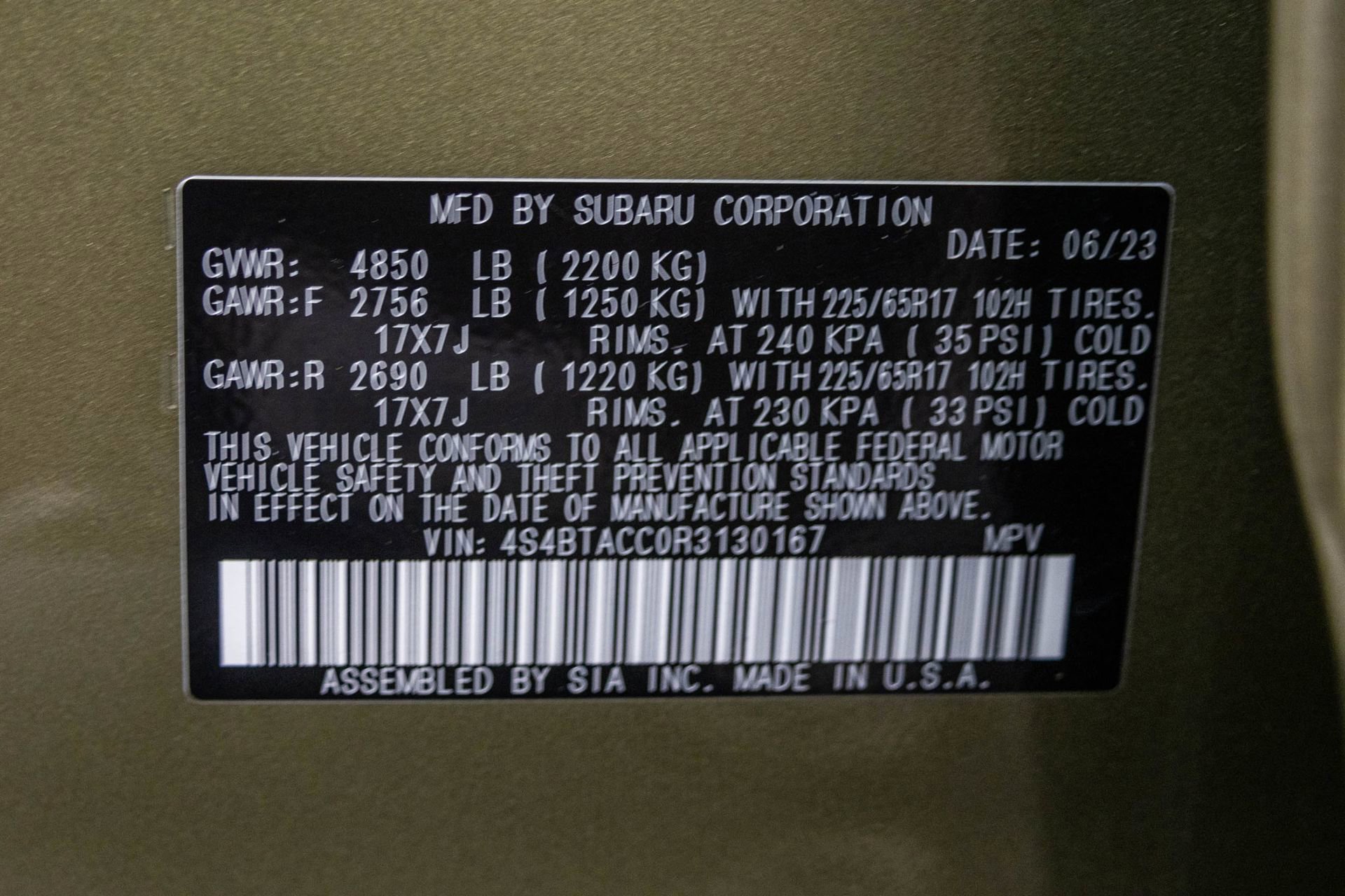 Used 2024 Subaru Outback Premium image 52