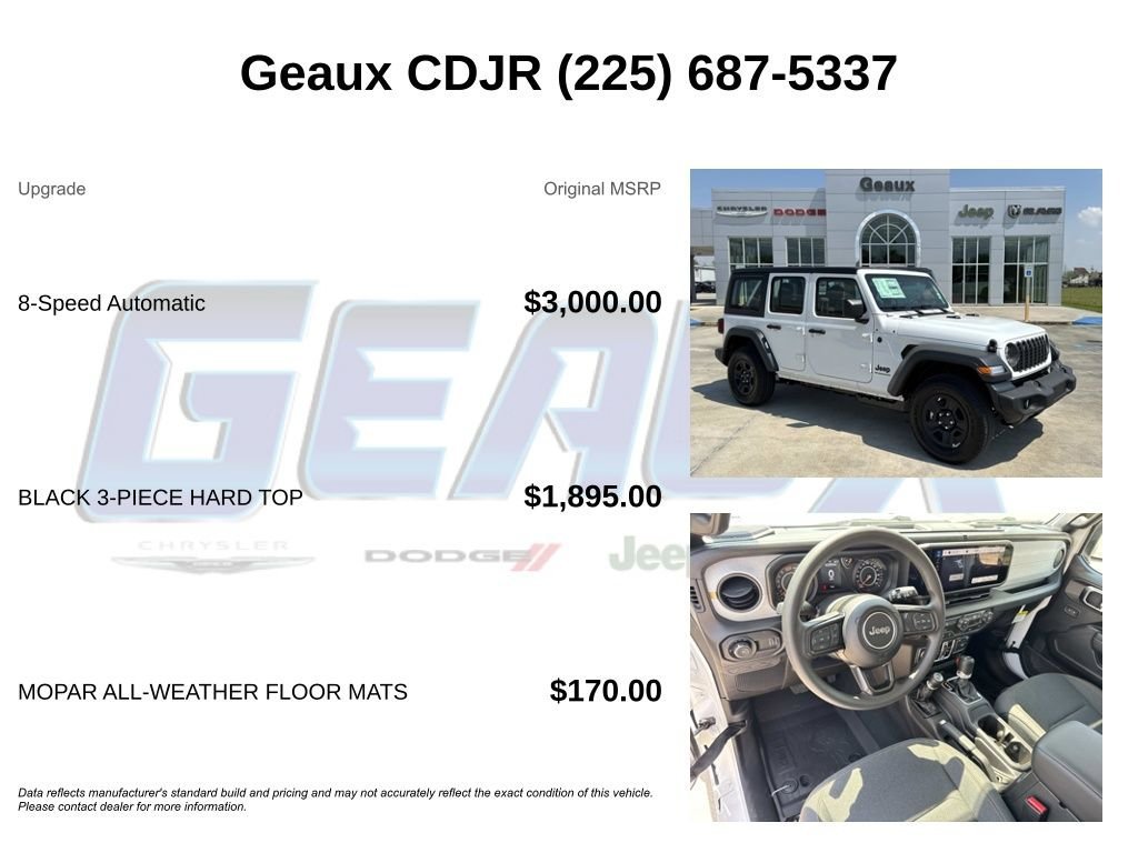 New 2026 Jeep Wrangler Unlimited Sport AWD/4WD image 5