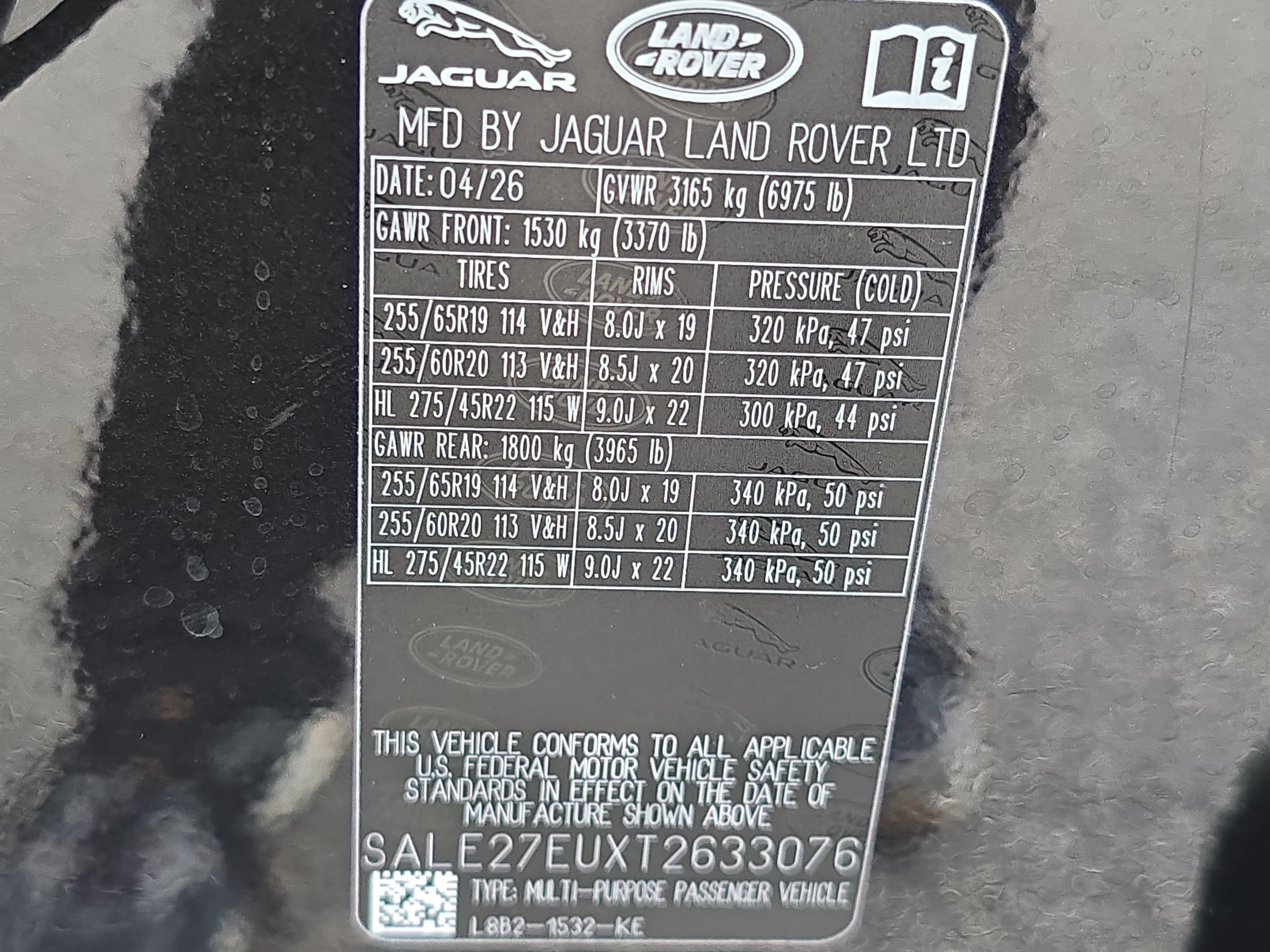 New 2026 Land Rover Defender 110 X-Dynamic SE AWD/4WD image 35
