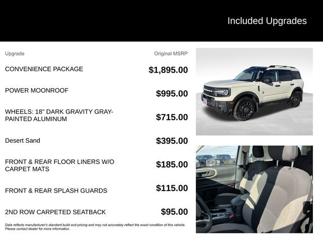 New 2025 Ford Bronco Sport Big Bend w/ Convenience Package image 5