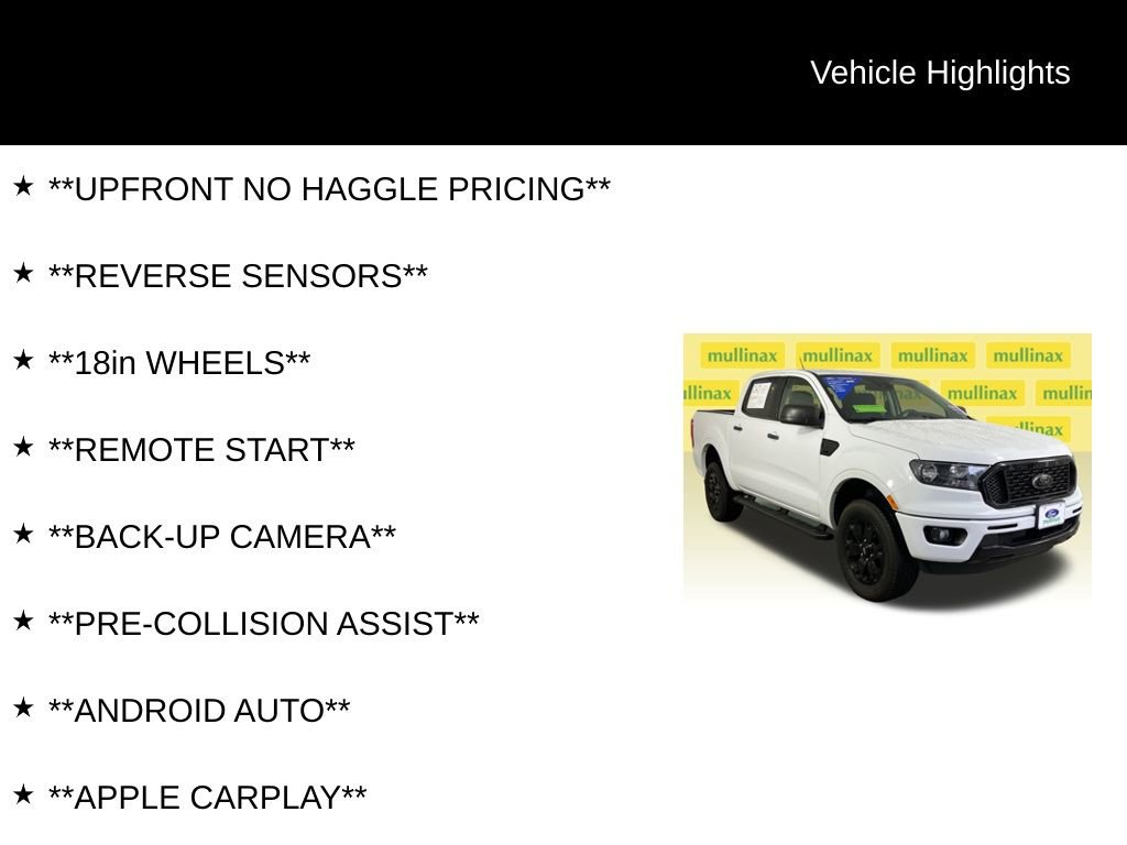 Certified 2023 Ford Ranger XLT w/ Equipment Group 301A Mid image 12