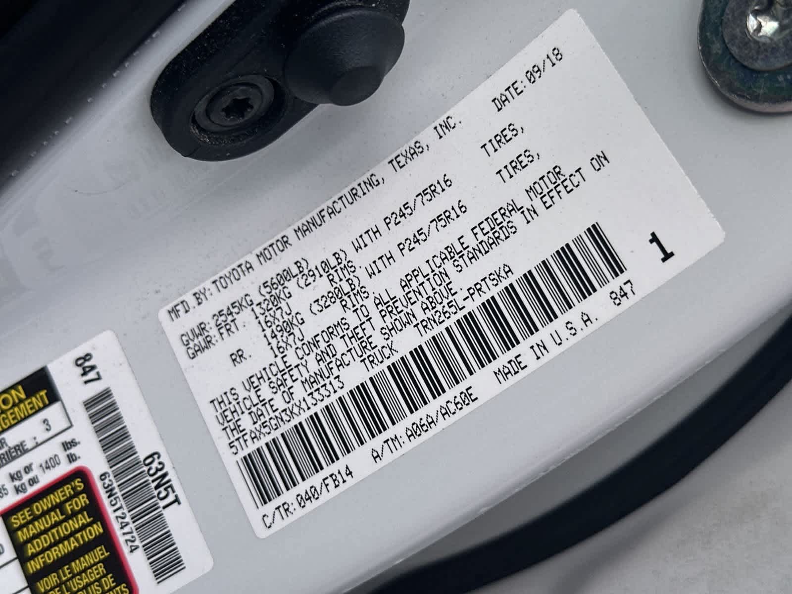 Used 2019 Toyota Tacoma SR w/ SR Convenience Package RWD image 20