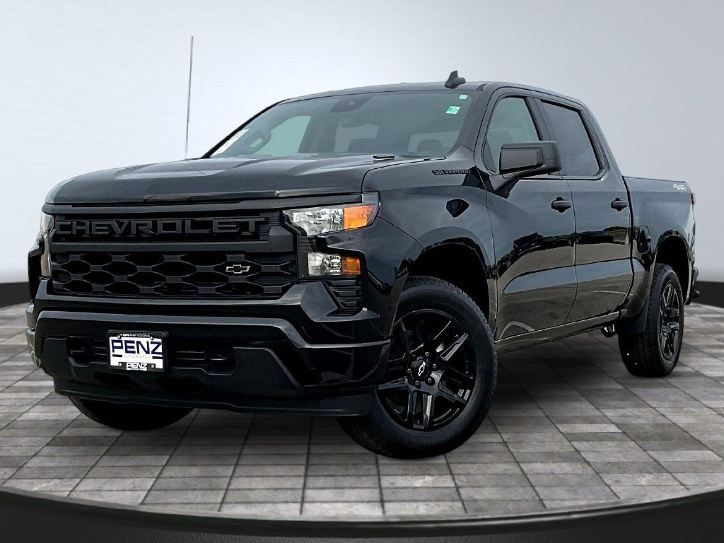New 2026 Chevrolet Silverado 1500 Custom w/ LPO, Dark Essentials Package AWD/4WD image 1