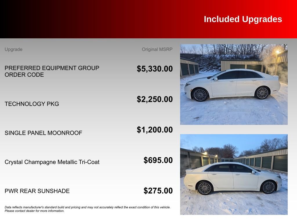 Used 2013 Lincoln MKZ AWD image 4