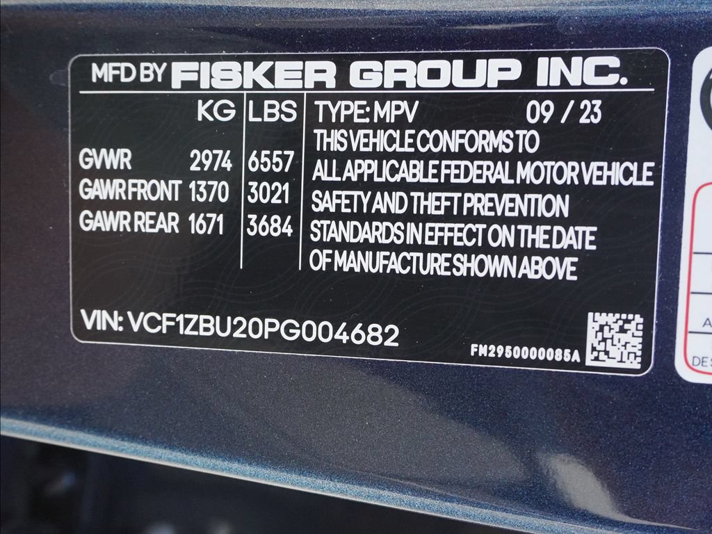 Used 2023 Fisker Ocean One AWD/4WD image 53