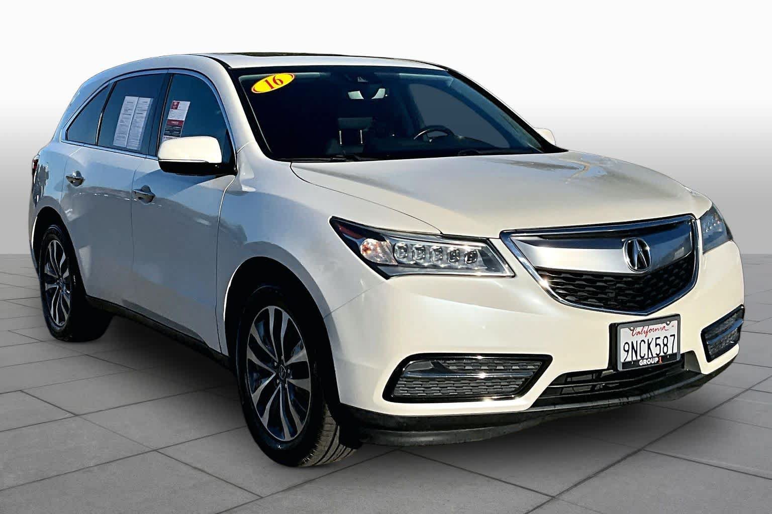 Used 2016 Acura MDX w/ Technology Package AWD/4WD image 2