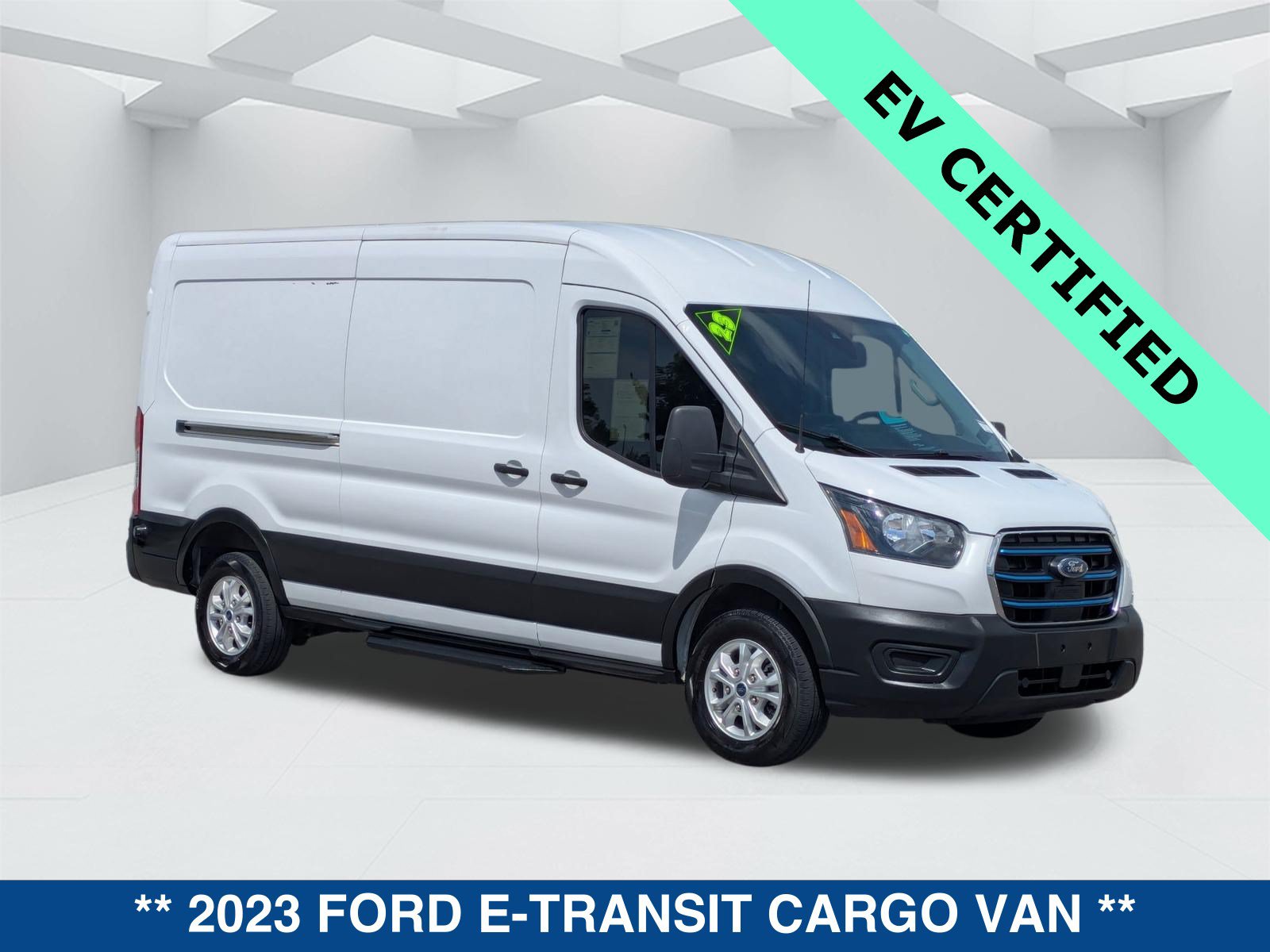 Certified 2023 Ford E-Transit Medium Roof RWD image 4
