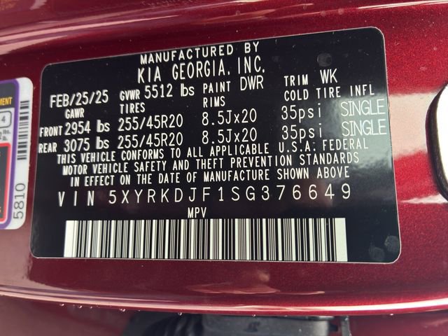 Used 2025 Kia Sorento SX image 19