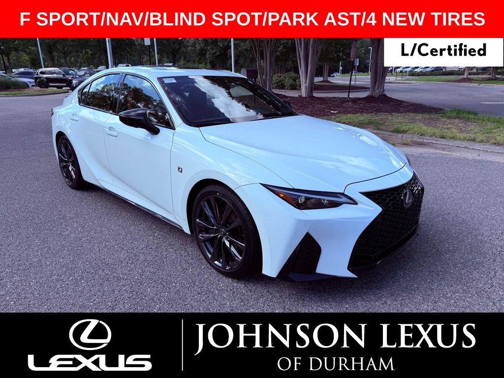 Certified 2025 Lexus IS 350 F Sport w/ Navigation Package RWD image 1