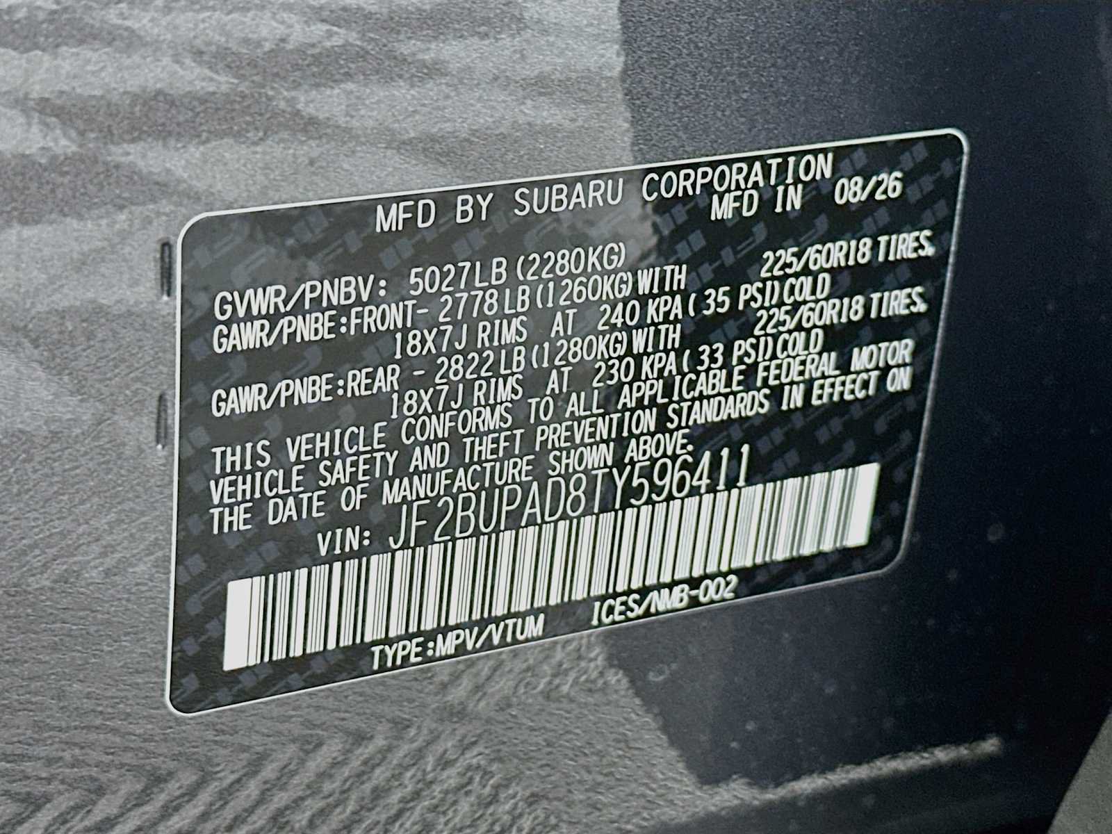 New 2026 Subaru Outback Premium AWD/4WD image 29