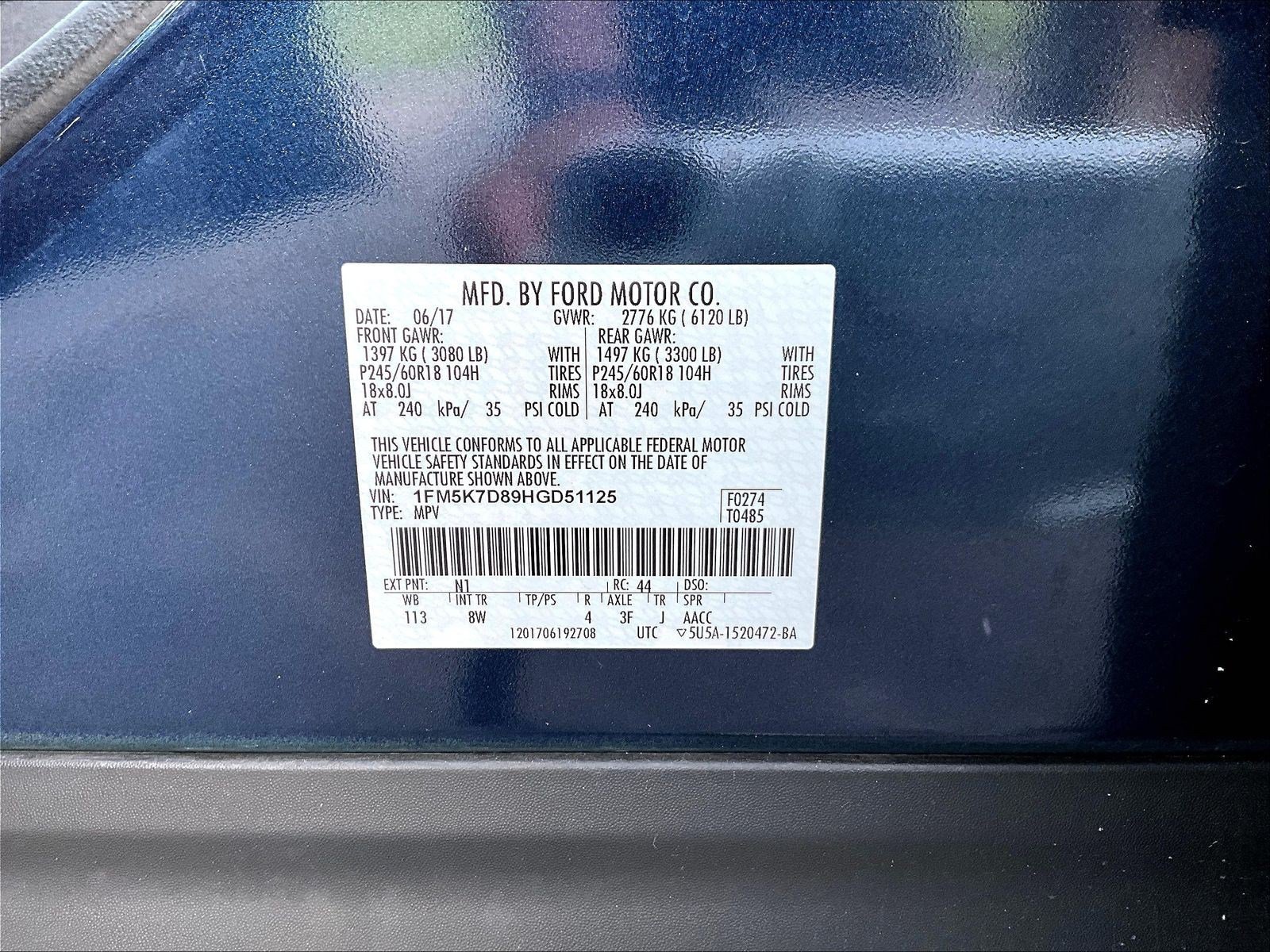 Used 2017 Ford Explorer XLT w/ Equipment Group 201A FWD image 18