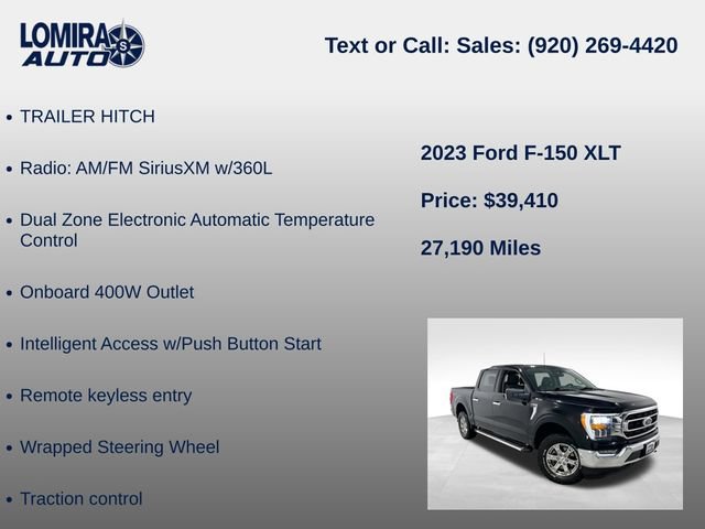 Used 2023 Ford F150 XLT w/ Equipment Group 302A High AWD/4WD image 39