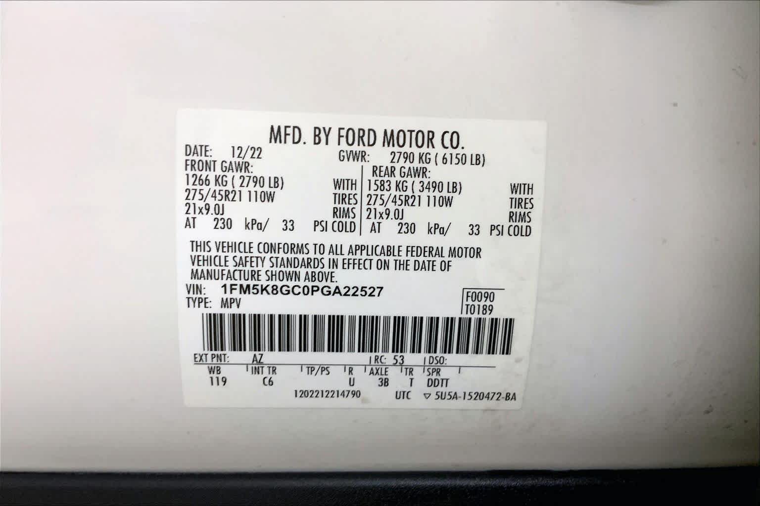Used 2023 Ford Explorer ST w/ Equipment Group 401A AWD/4WD image 36