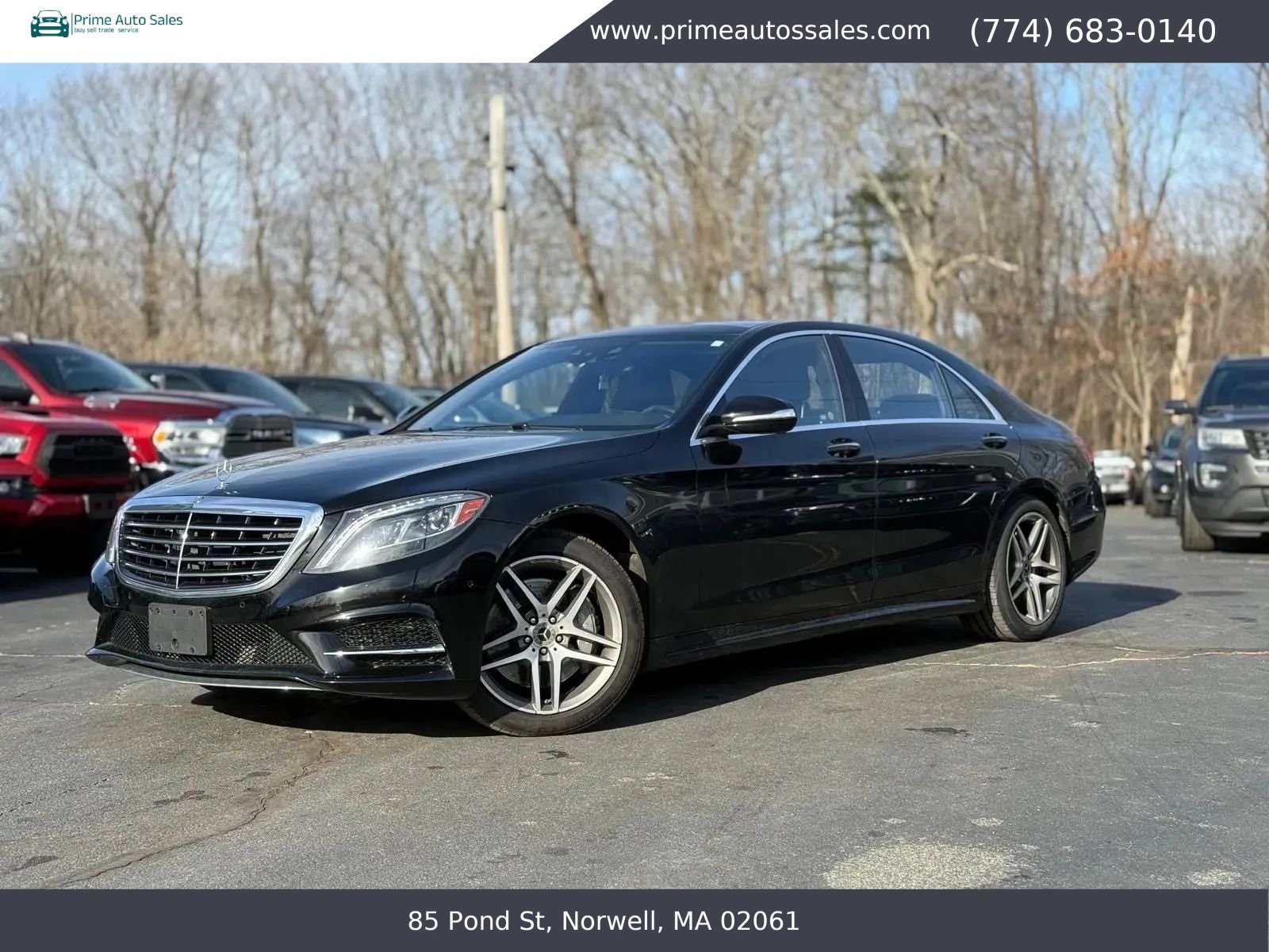 Used 2015 Mercedes-Benz S 550 4MATIC Sedan image 2