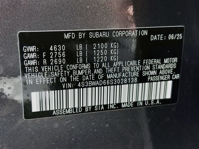 Certified 2025 Subaru Legacy Premium AWD/4WD image 35
