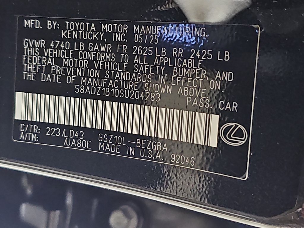 Certified 2025 Lexus ES 350 w/ Premium Package FWD image 33
