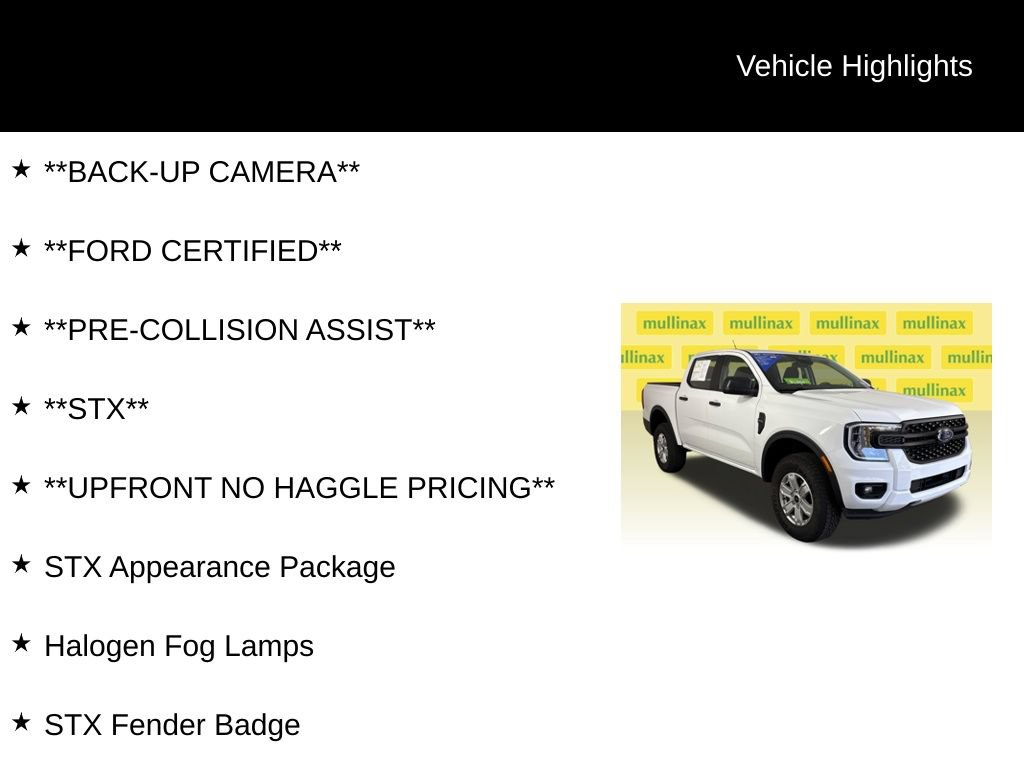 Certified 2025 Ford Ranger XL RWD image 12