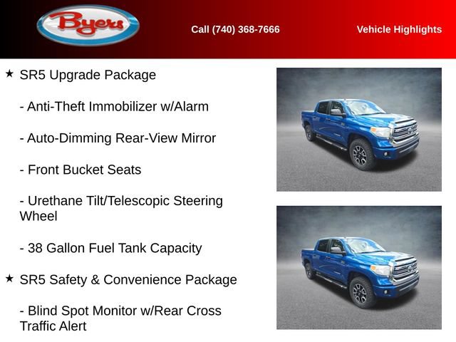 Used 2017 Toyota Tundra SR5 w/ SR5 Upgrade Package AWD/4WD image 13