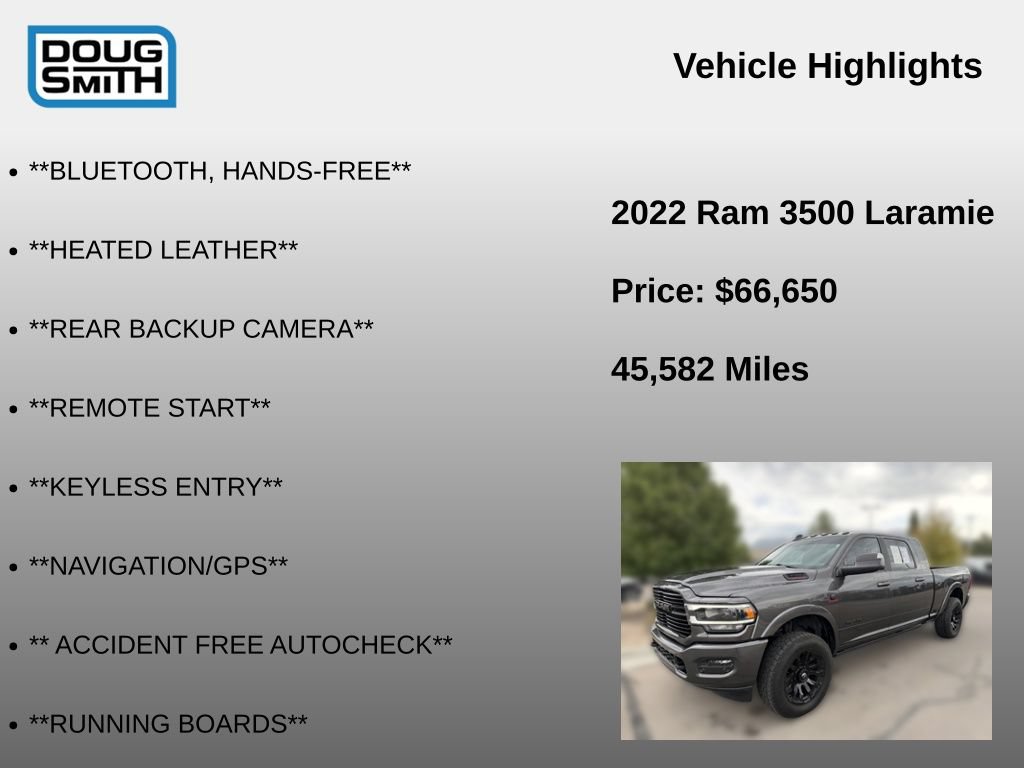 Certified 2022 RAM 3500 Laramie AWD/4WD image 4