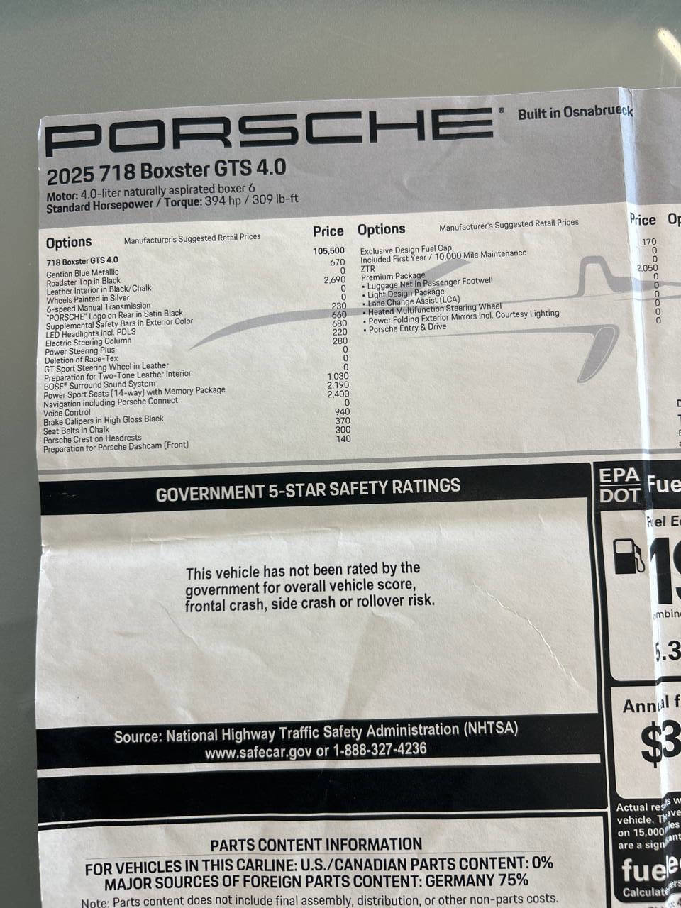 Used 2025 Porsche 718 Boxster GTS image 3