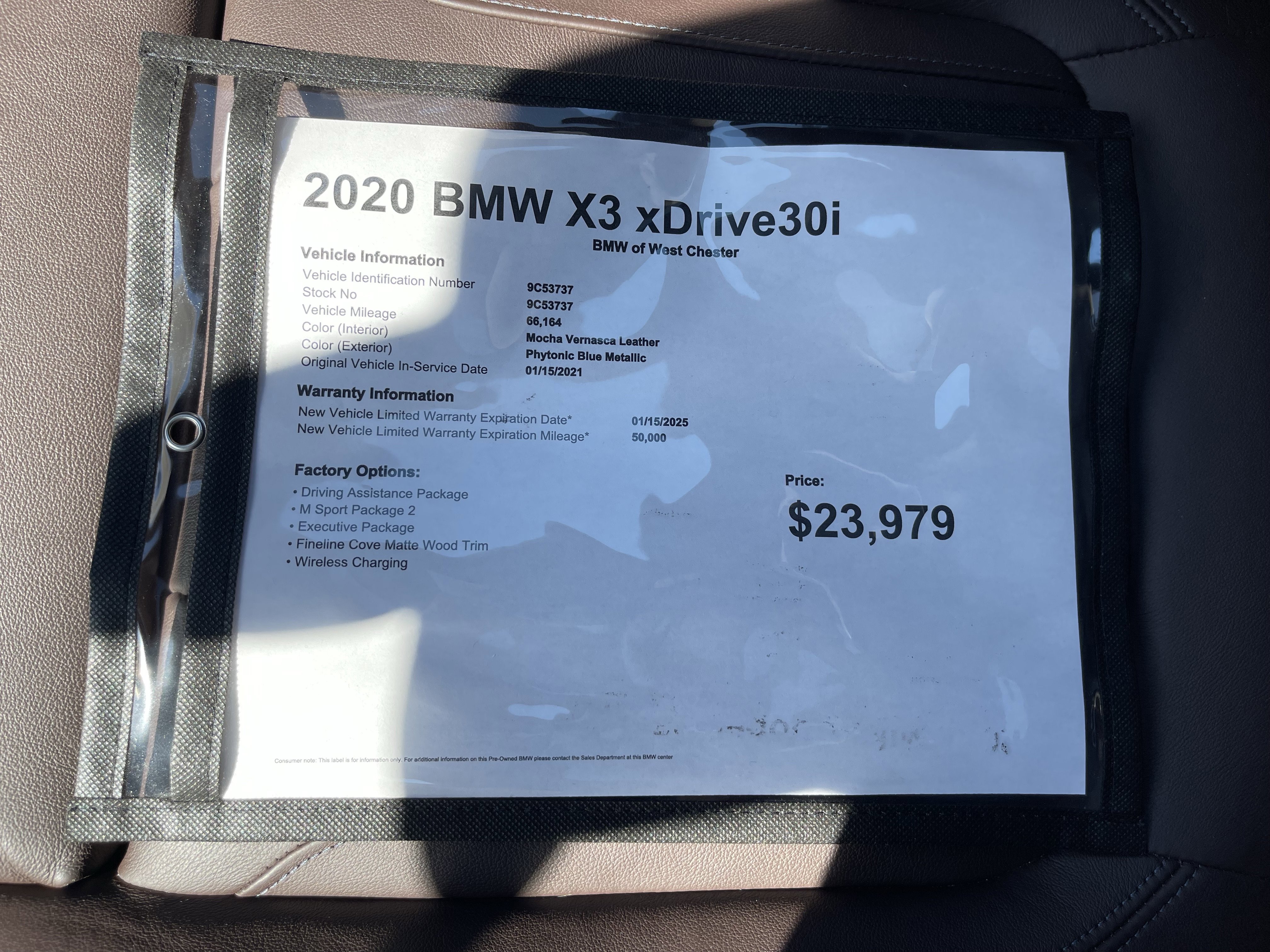 Used 2020 BMW X3 xDrive30i AWD/4WD image 18