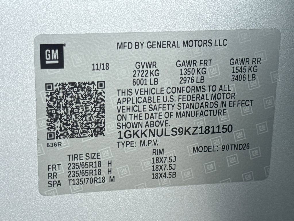 Used 2019 GMC Acadia SLT AWD/4WD image 32