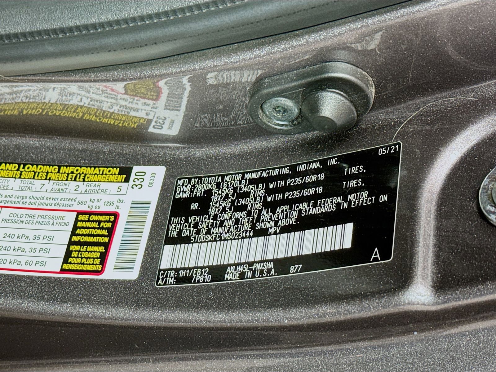 Used 2021 Toyota Sienna XSE w/ XSE Plus Package image 23