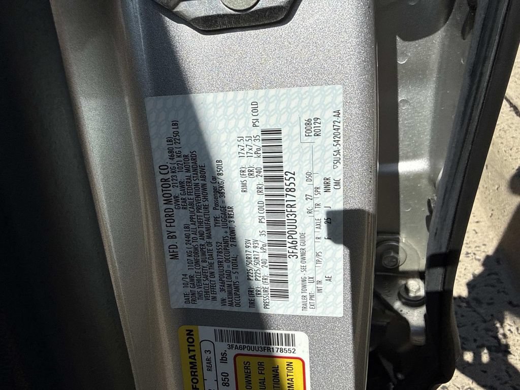 Used 2015 Ford Fusion S FWD image 19