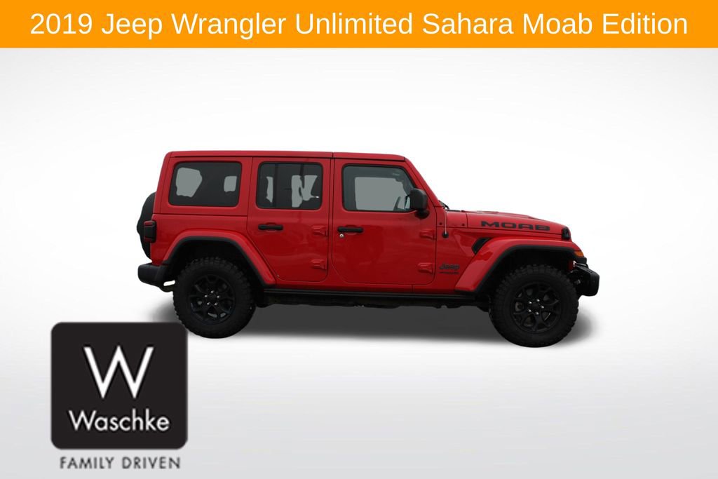 Used 2019 Jeep Wrangler Unlimited Sahara w/ Quick Order Package 24M Moab image 9