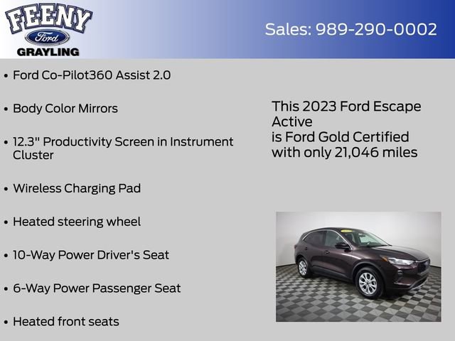 Used 2023 Ford Escape Active w/ Tech Pack #2 AWD/4WD image 24