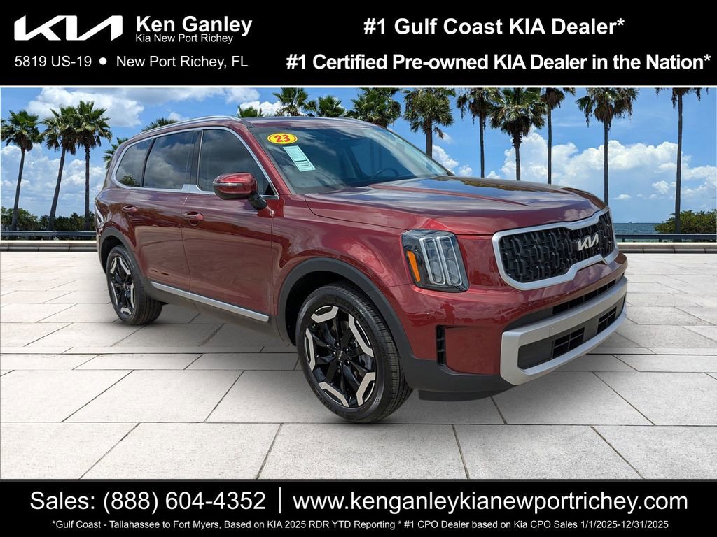 Certified 2023 Kia Telluride EX w/ EX Captain's Chair Package AWD/4WD image 1