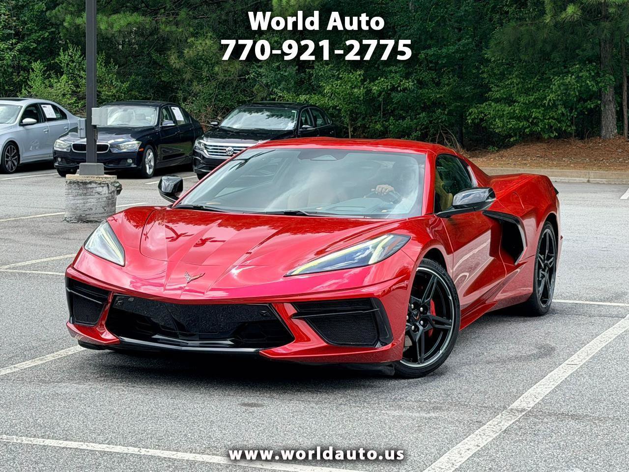 Used 2025 Chevrolet Corvette Stingray Preferred Cpe w/ Stealth Interior Trim Package RWD image 1