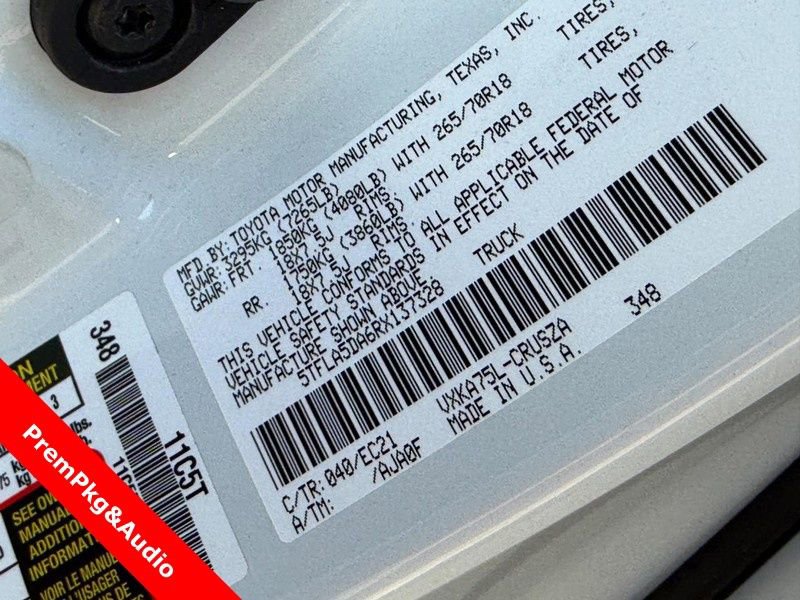 Used 2024 Toyota Tundra SR5 w/ SR5 Premium Package image 31