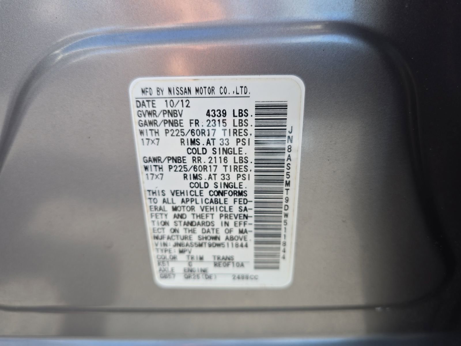 Used 2013 Nissan Rogue SV image 28