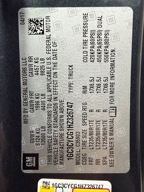 Used 2017 Chevrolet Silverado 3500 W/T w/ WT Fleet Convenience Package image 22