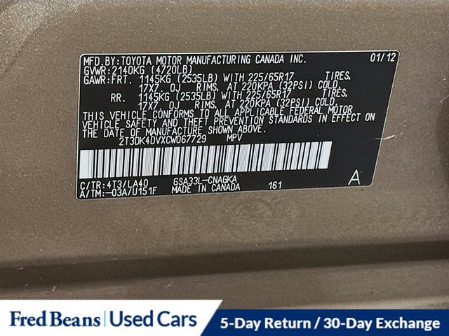Used 2012 Toyota RAV4 Limited w/ Premium Plus Value Pkg AWD/4WD image 36