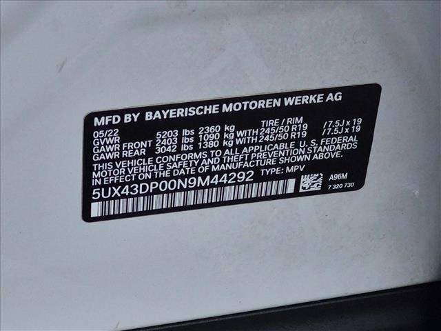 Certified 2022 BMW X3 sDrive30i w/ Premium Package 2 RWD image 27