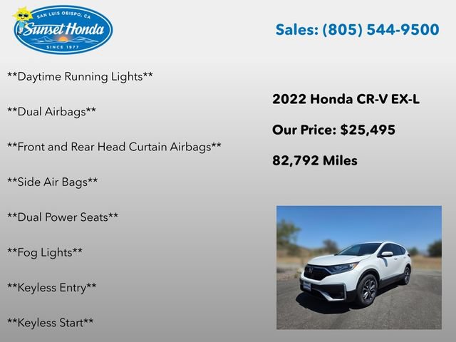 Certified 2022 Honda CR-V EX-L image 10