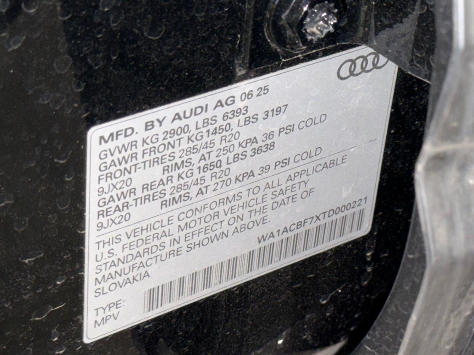 Certified 2026 Audi Q7 2.0T Premium w/ Convenience Plus Package AWD/4WD image 26