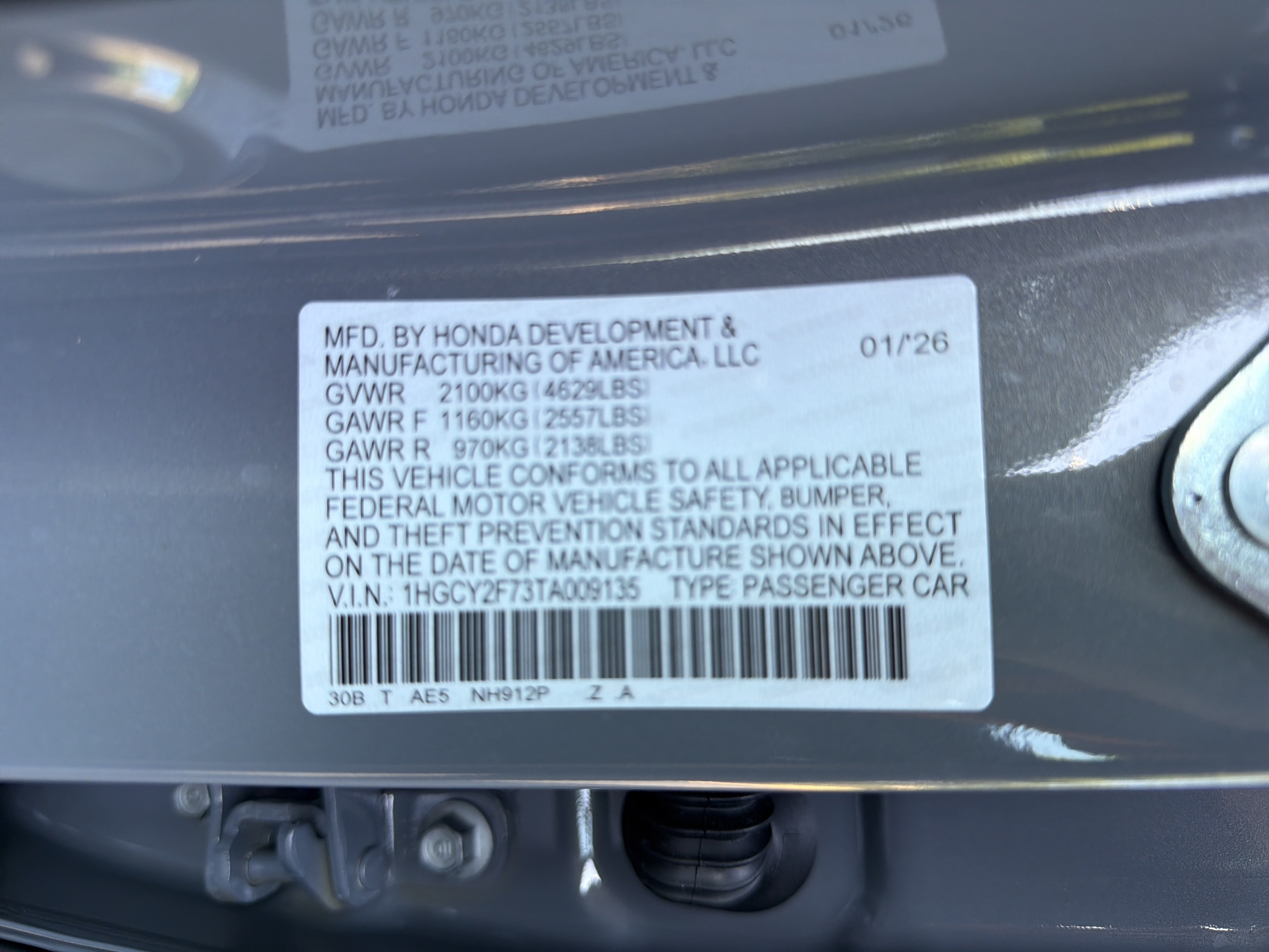 Certified 2026 Honda Accord Sport image 36