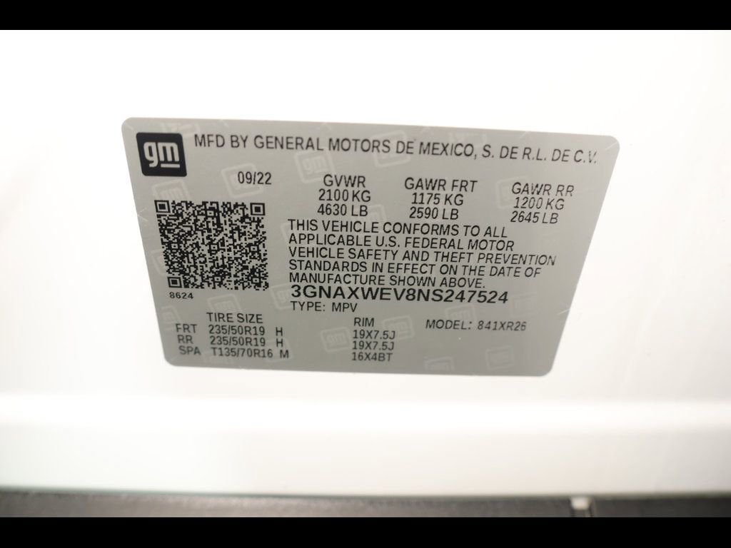 Used 2022 Chevrolet Equinox RS w/ LPO, Floor Liner Package image 29