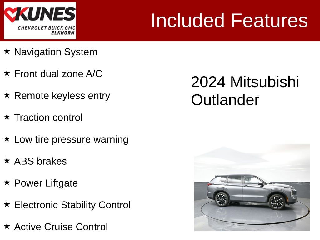 Used 2024 Mitsubishi Outlander SE image 2