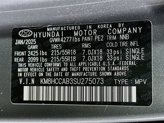 Used 2025 Hyundai Kona SEL AWD/4WD image 34