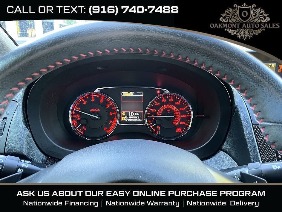 Used 2015 Subaru WRX Limited w/ Popular Package #3 AWD/4WD image 24