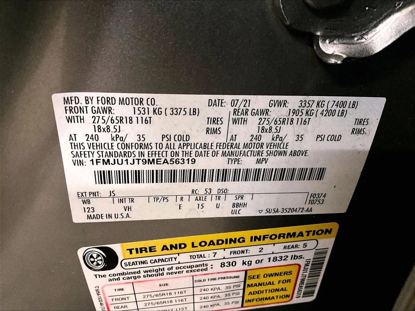 Certified 2021 Ford Expedition XLT image 34