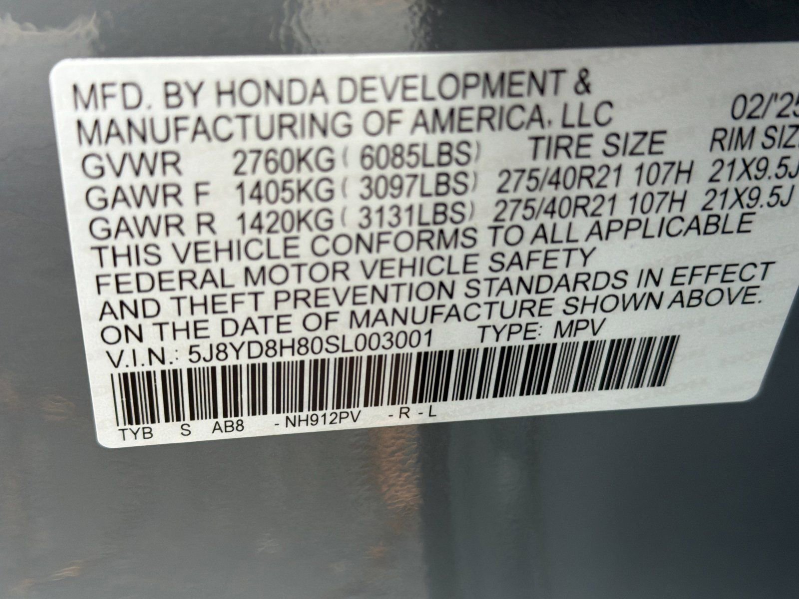 Used 2025 Acura MDX Type S image 28