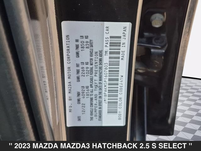 Used 2023 MAZDA MAZDA3 s FWD image 36