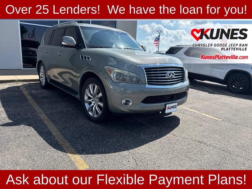 Used 2012 INFINITI QX56 4WD w/ Deluxe Touring Pkg image 2
