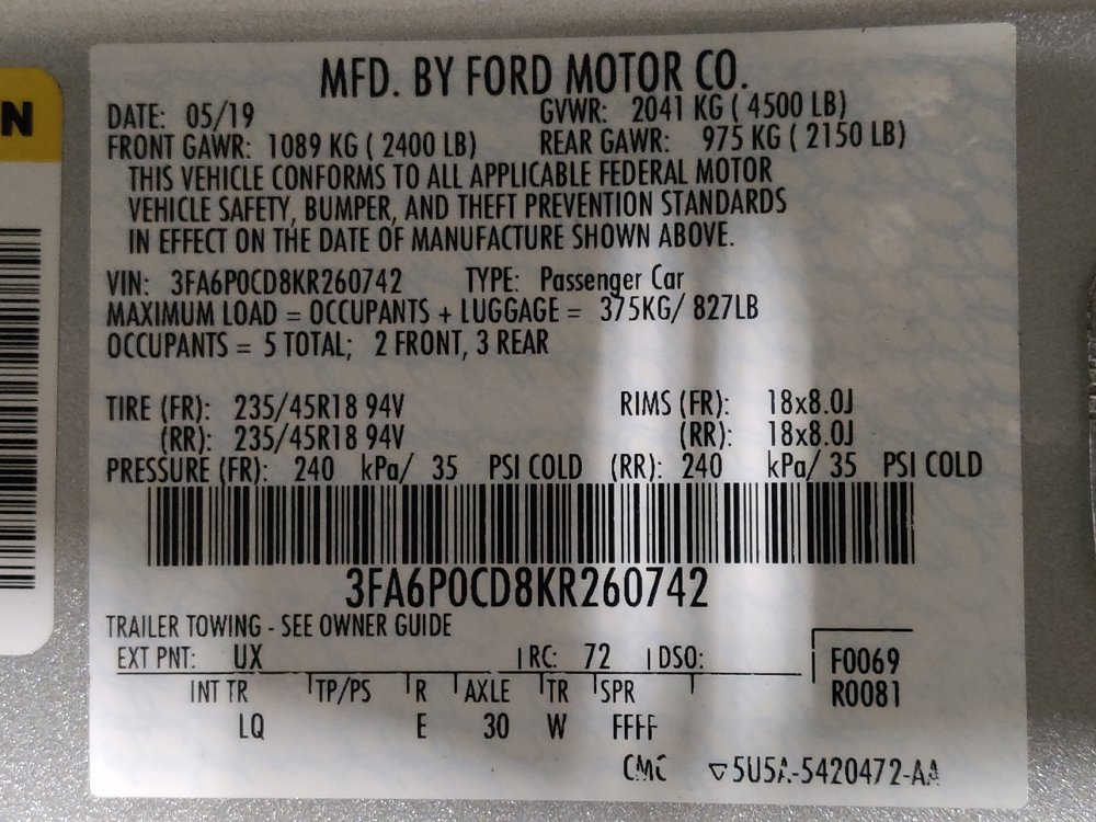 Used 2019 Ford Fusion SEL image 33