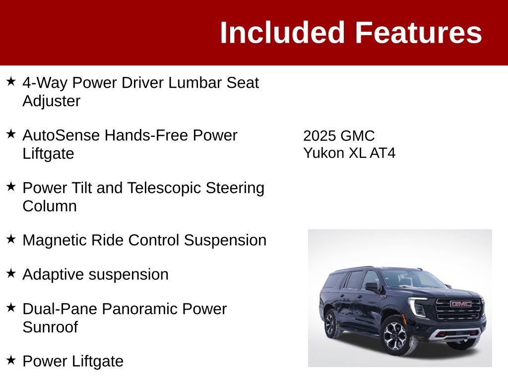 Used 2025 GMC Yukon XL AT4 AWD/4WD image 4